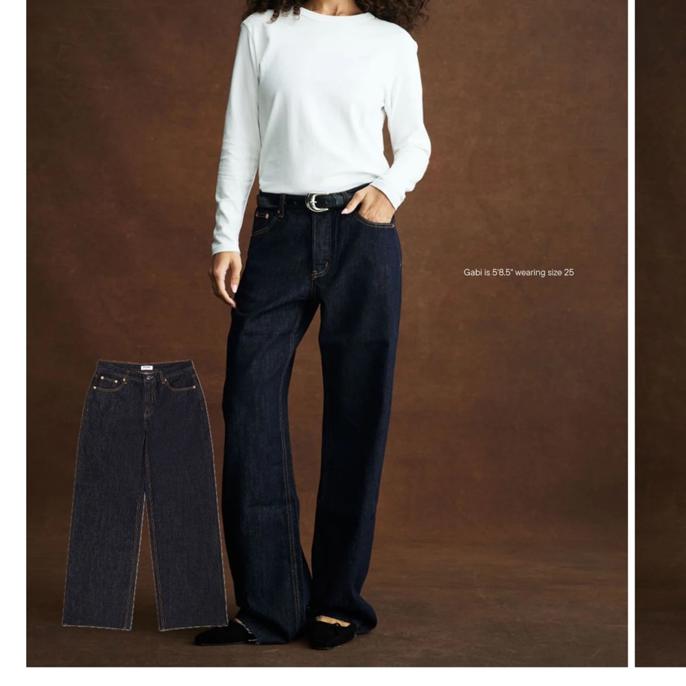 PARKE LOW RISE BAGGY JEANS